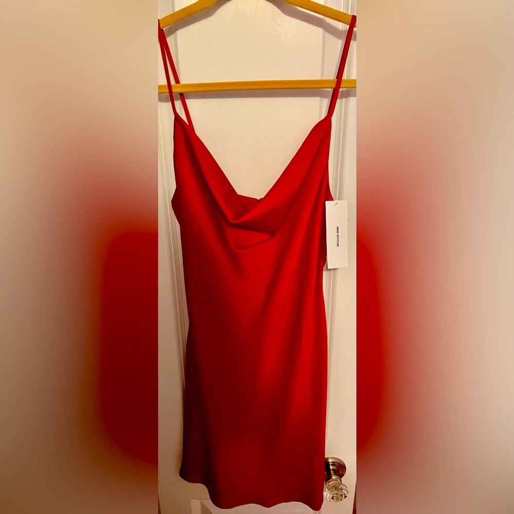 Urban Outfitters red short cami dress size 4. Never been worn with tags